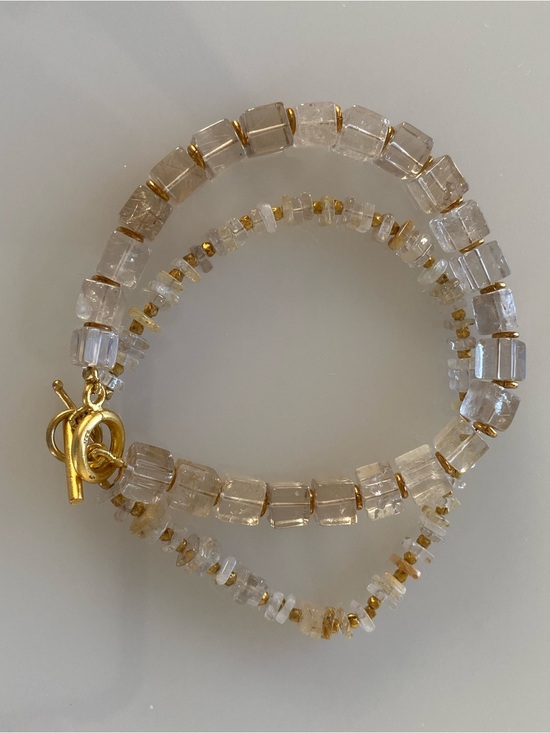 Jewelry - Set of 2 Crystal Quartz Bracelets